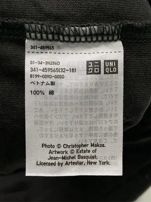 UNIQLO/ユニクロ/Tシャツ/カットソー/トップス/ブラック/L