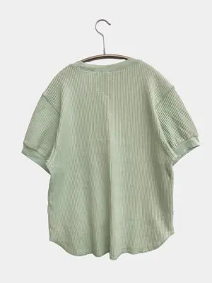 UNIQLO/ユニクロ/Tシャツ/カットソー/トップス/ライトグリーン/M