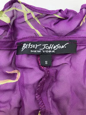 RETSEY JOHNSON/Tシャツ/カットソー/トップス/パープル/S