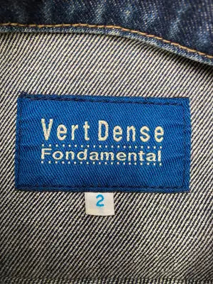 VertDense/デニムジャケット/ジャケット/アウター/ネイビー/2