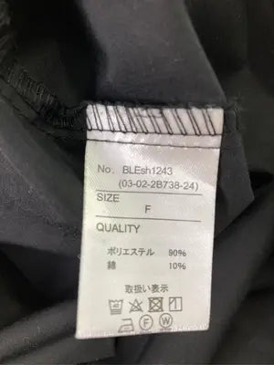 BONLECILL/ボンルシール/シャツ/ブラウス/トップス/ブラック/F