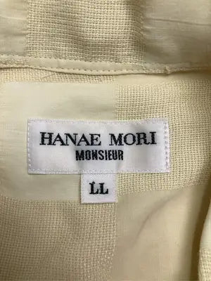 HANAE MORI/ハナエモリ/シャツ/ブラウス/トップス/イエロー/LL