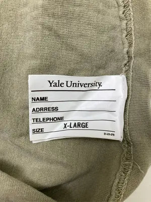 YALE UNIVERSITY/イェールユニバーシティ/Tシャツ/カットソー/トップス/カーキ/XL