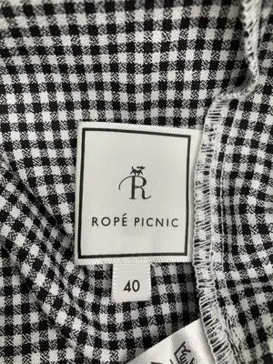 ROPE PICNIC/ロペピクニック/シャツワンピース/ワンピース/ドレス/ブラック/40