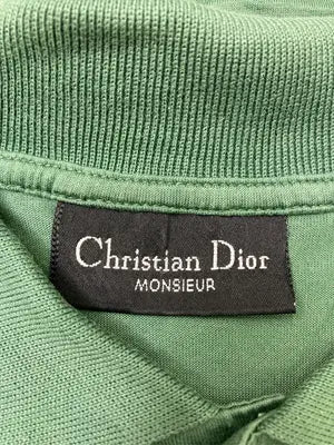 Christian Dior/クリスチャンディオール/ポロシャツ/トップス/グリーン
