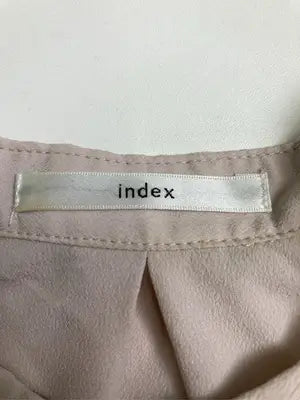 index/インデックス/シャツ/ブラウス/トップス/ベージュ/M