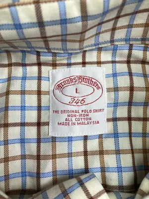 BROOKS BROTHERS/ブルックスブラザーズ/シャツ/ブラウス/トップス/ベージュ/L