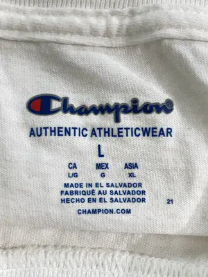 Champion/チャンピオン/Tシャツ/カットソー/トップス/ホワイト/L