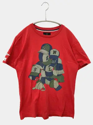 R.NEWBOLD/アールニューボールド/Tシャツ/カットソー/トップス/レッド/M