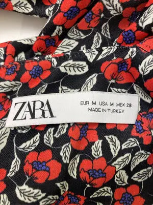 ZARA/ザラ/ワンピース/ワンピース/ドレス/レッド/USA M