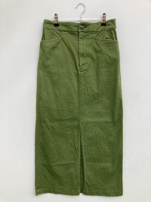 JEANSFACTORYCLOTHES/ロングスカート/スカート/グリーン/40