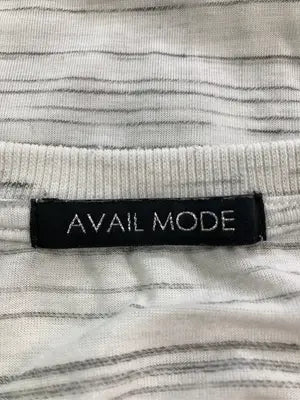 AVAIL MODE/アベイルモード/Tシャツ/カットソー/トップス/ホワイト/L