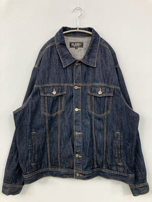 ALASKO/アラスコ/デニムジャケット/ジャケット/アウター/ネイビー/4L