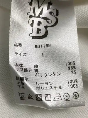 MSB/Tシャツ/カットソー/トップス/ホワイト/L