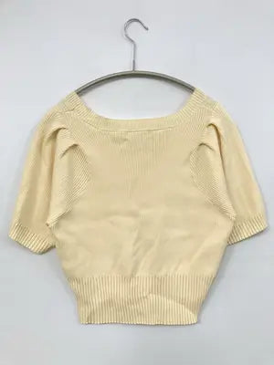 NICE CLAUP/ナイスクラップ/Tシャツ/カットソー/トップス/アイボリー/F