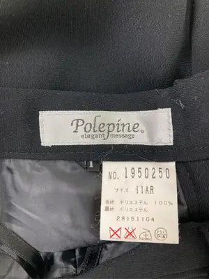Polepine/スラックス/パンツ/ブラック/11AR