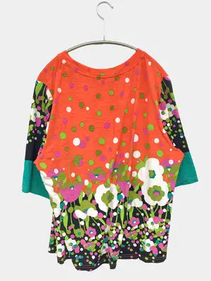demisienne/Tシャツ/カットソー/トップス/レッド/LL