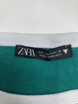 ZARA/ザラ/Tシャツ/カットソー/トップス/グリーン/EUR L/USA L/MEX 30