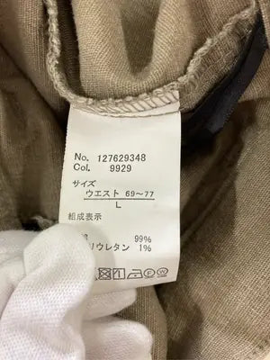 その他パンツ/パンツ/ブラウン/L  ウエスト69～77