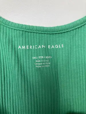 AMERICAN EAGLE/アメリカンイーグル/Tシャツ/カットソー/トップス/グリーン/xxs