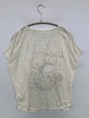 Khallta/Tシャツ/カットソー/トップス/アイボリー/M