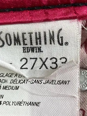 SOMETHING/サムシング/その他パンツ/パンツ/ブラック/27X32