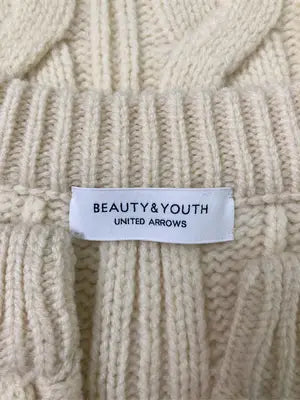 BEAUTY&YOUTH/ビューティーアンドユース/ニット/セーター/トップス/アイボリー