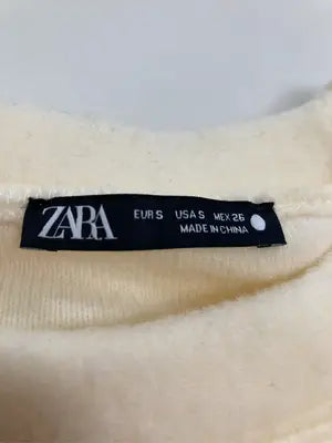 ZARA/ザラ/Tシャツ/カットソー/トップス/アイボリー/EUR S