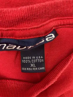 NAUTICA/ノーティカ/Tシャツ/カットソー/トップス/レッド/XL