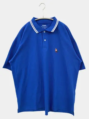 coen/コーエン/ポロシャツ/トップス/ブルー/MEDIUM
