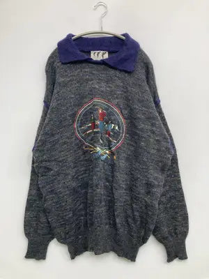 GOLFINO/ニット/セーター/トップス/グレー/52