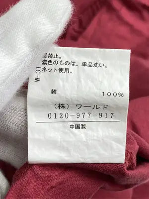 3can4on/サンカンシオン/Tシャツ/カットソー/トップス/レッド/3