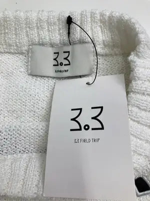 3。3 FIELD TRIP/ニット/セーター/トップス/ホワイト/F