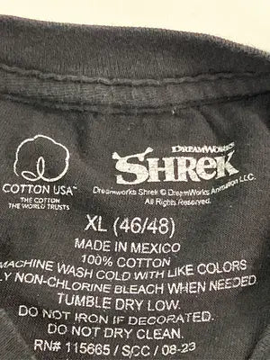SHReK/Tシャツ/カットソー/トップス/ブラック/XL