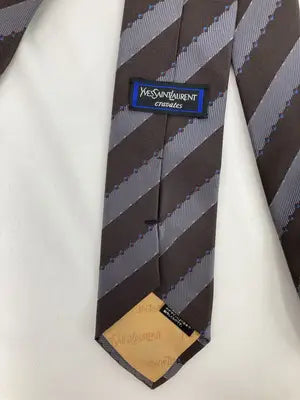 YVESSAINTLAURENT/イヴサンローラン/ネクタイ/ファッション雑貨/ブラウン