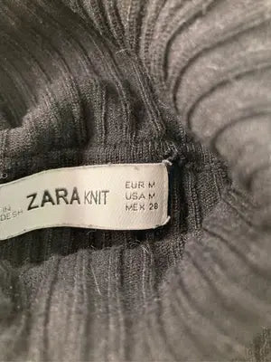 ZARAKNIT/ニット/セーター/トップス/ブラック/USA M