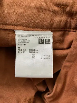 UNIQLO/ユニクロ/その他パンツ/パンツ/オレンジ/M