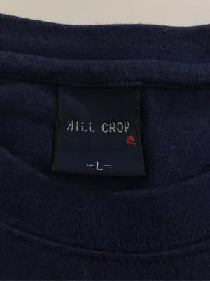 HILL CROP/Tシャツ/カットソー/トップス/ネイビー/L