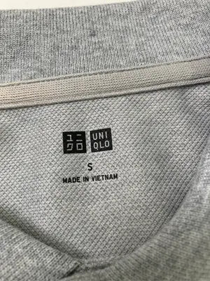 UNIQLO/ユニクロ/ポロシャツ/トップス/グレー/S