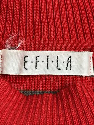 E-F-I-L-A/ニット/セーター/トップス/レッド