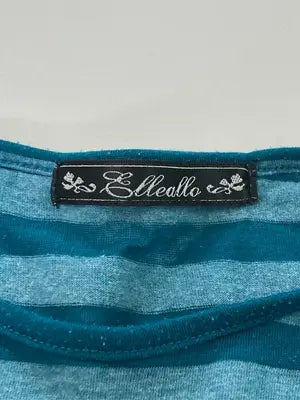 ELLEALLO/Tシャツ/カットソー/トップス/ブルー/L