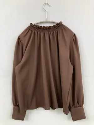 NATURAL BEAUTY BASIC/ナチュラルビューティーベーシック/シャツ/ブラウス/トップス/ブラウン/M