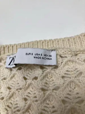 ZARA/ザラ/カーディガン/ボレロ/トップス/ベージュ/EUR S