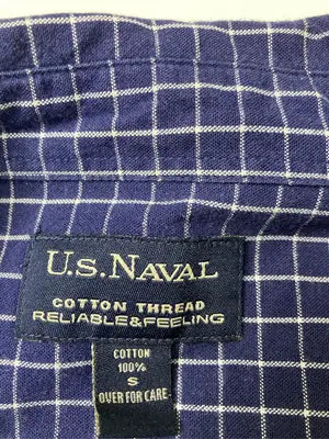 U.S. NAVAL/シャツ/ブラウス/トップス/ネイビー/S