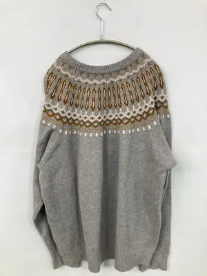 coen/コーエン/ニット/セーター/トップス/グレー/LARGE