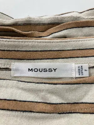 MOUSSY/マウジー/Tシャツ/カットソー/トップス/ベージュ/F