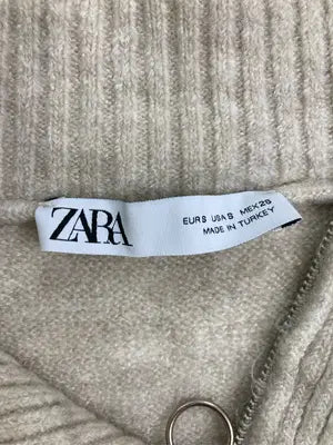ZARA/ザラ/ニット/セーター/トップス/ベージュ/EUR S/USA S/MEX 26