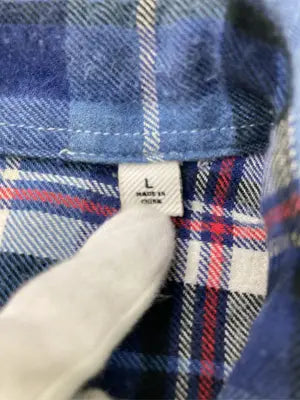 UNIQLO/ユニクロ/シャツ/ブラウス/トップス/ブルー/L