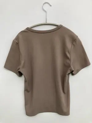 UNIQLO/ユニクロ/Tシャツ/カットソー/トップス/ブラウン/S