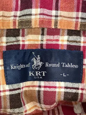 Knights of Round Table/ナイツオブラウンドテーブル/シャツ/ブラウス/トップス/レッド/L